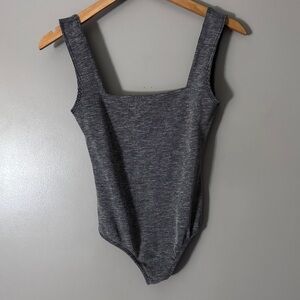 Free people Square Neck ribbed bodysuit